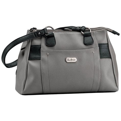 B. Amici RFID Greenwich Multi Pocket Leather Satchel 